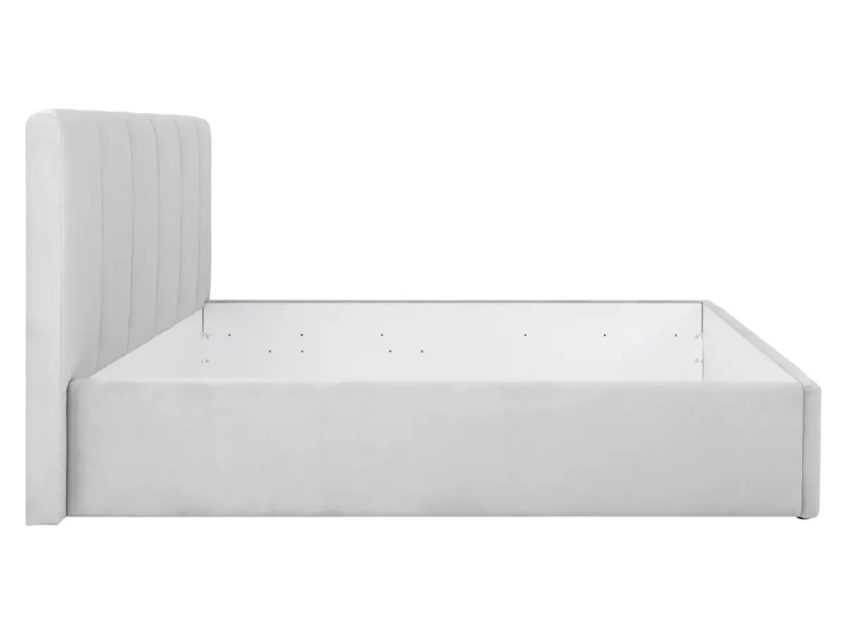 Cama tapizada Lones 160x200 gris