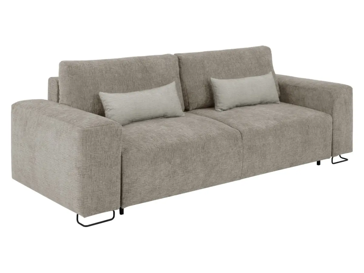 Sofá cama de tres plazas Kizo beige
