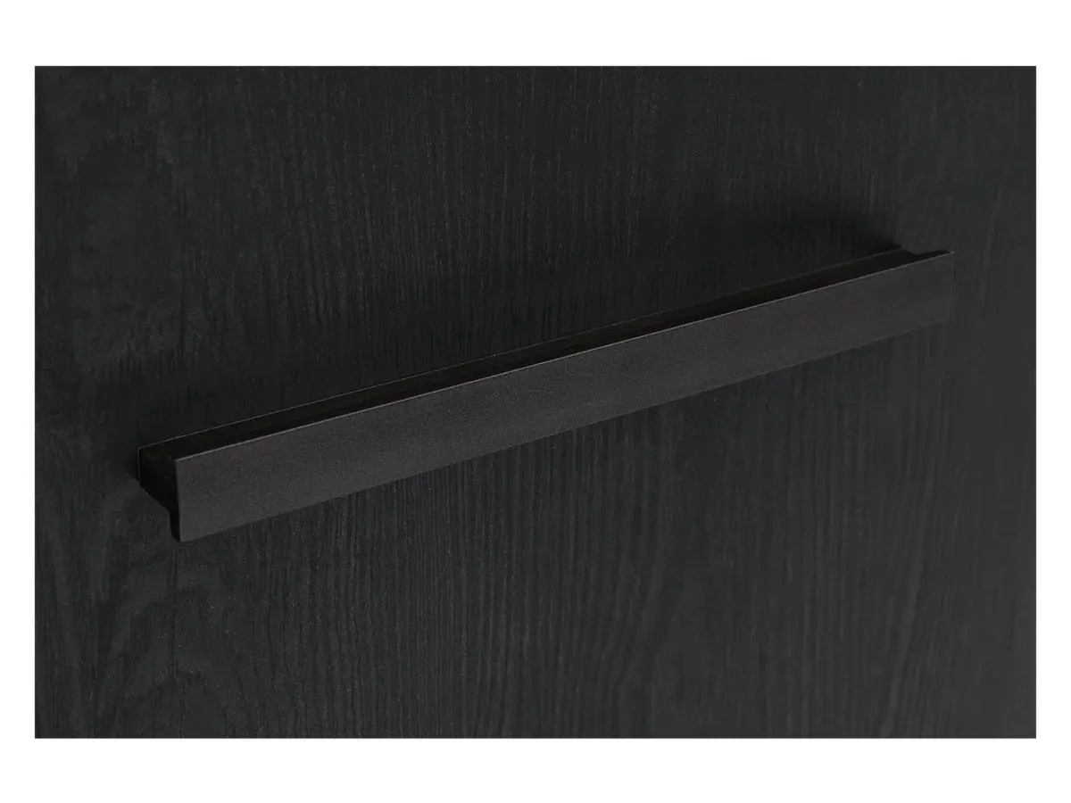 Mueble RTV Balin 140 cm con 2 cajones y estante roble monastery/negro