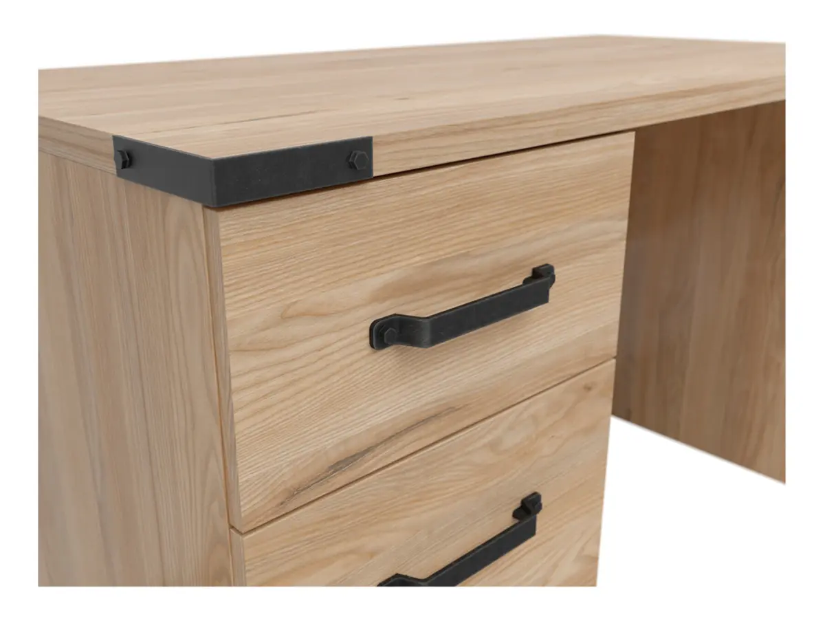 Escritorio Lara 117 cm con puerta y cajón fresno Belarus