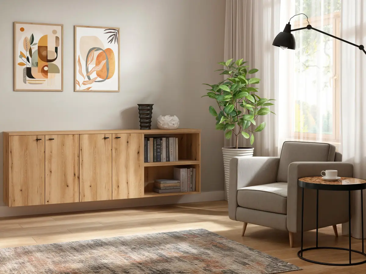 Armario System 64 con 2 puertas roble coast evoke