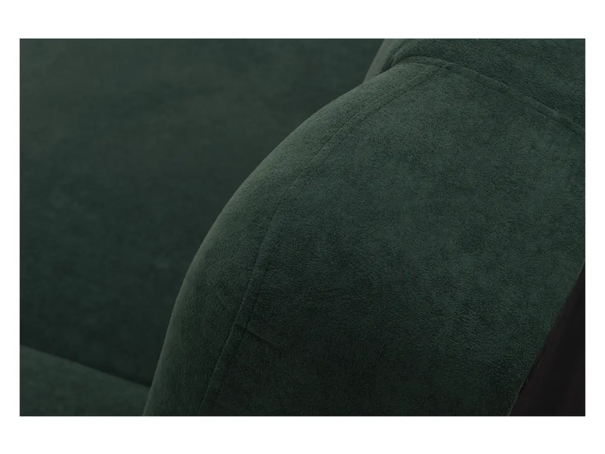 Sofá cama de tres plazas Lami con arcón verde