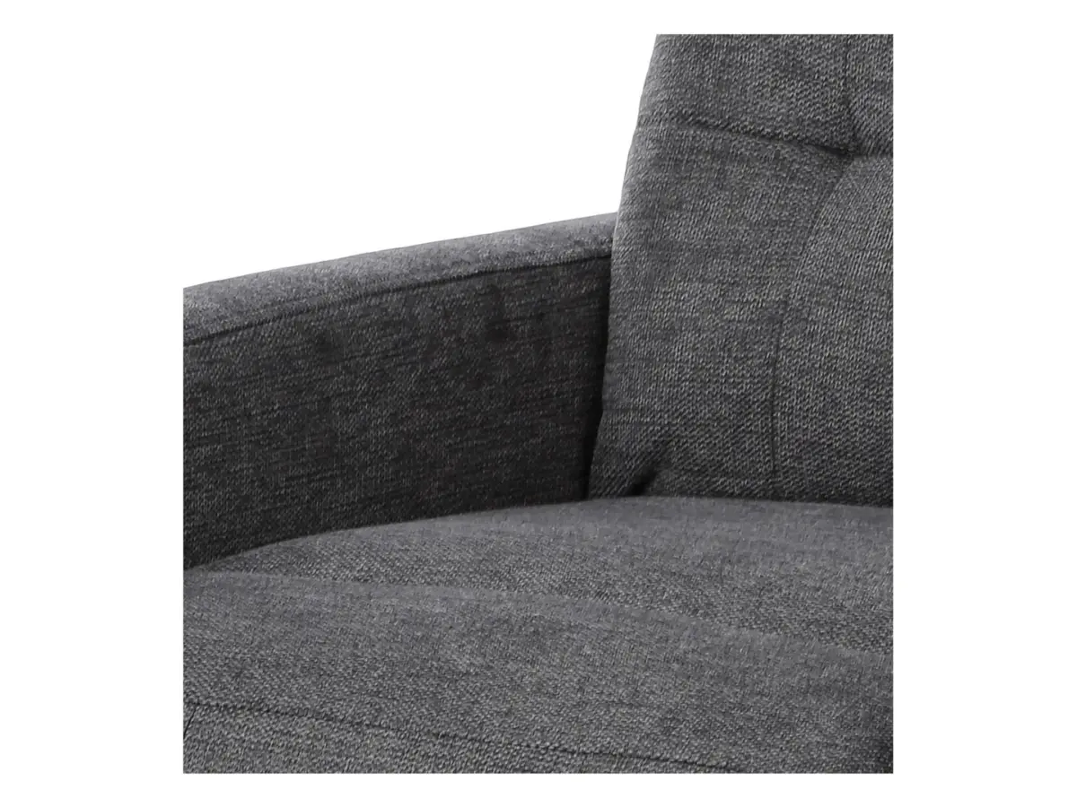 Sillón tradicional Monti con función relax gris oscuro