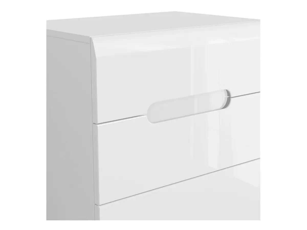 Комод Azteca Trio 60 см с 5 ящиками белый глянец
