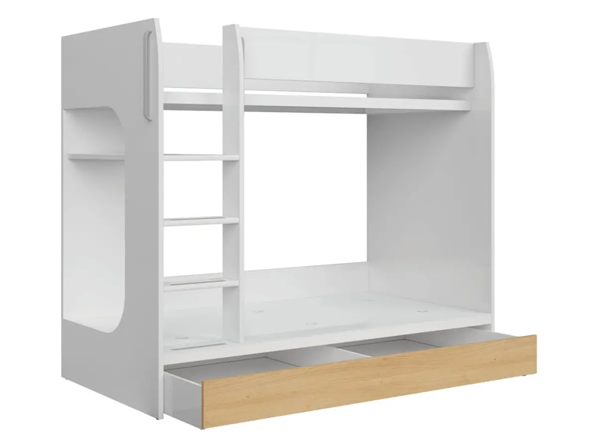 Litera Nandu 80x180 blanco brillo