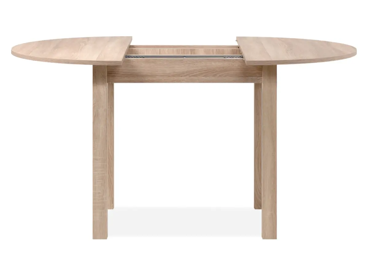 Mesa redonda extensible Coburg 100-140/x76 roble sonoma