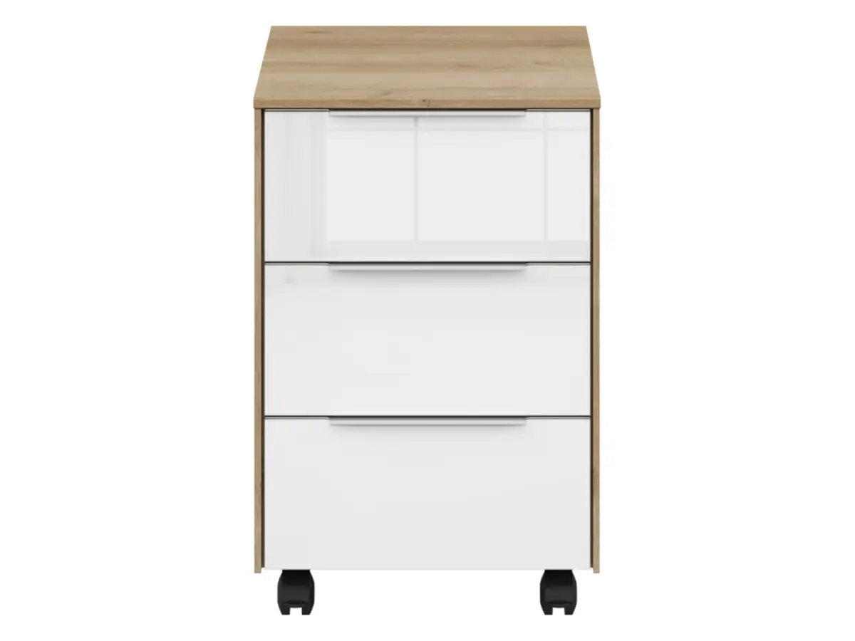 Office pedestal Nevada 40 cm with 3 drawers riviera oak