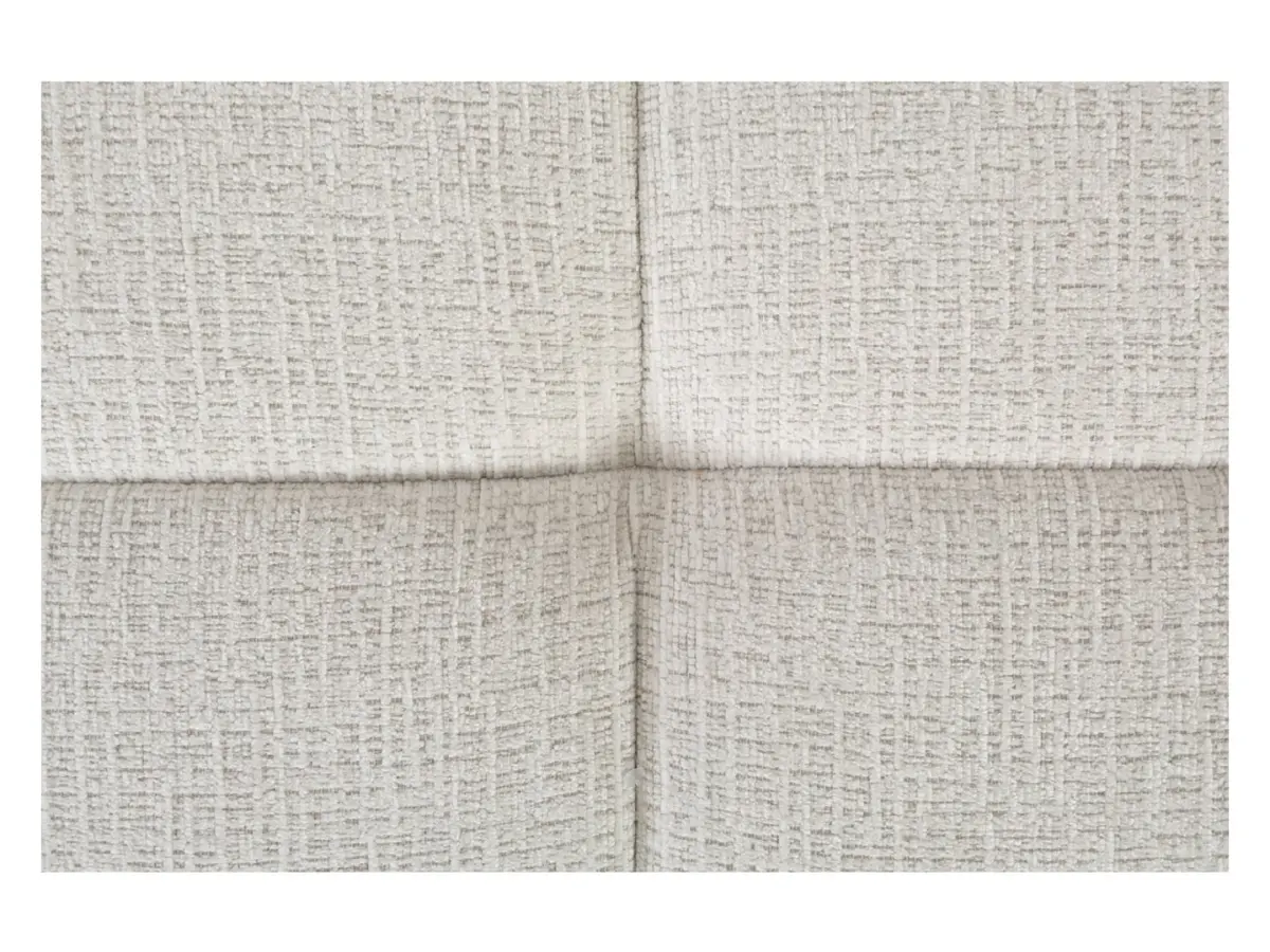 Диван тримісний Sorella розкладний з нішею для білизни шеніловий перловий