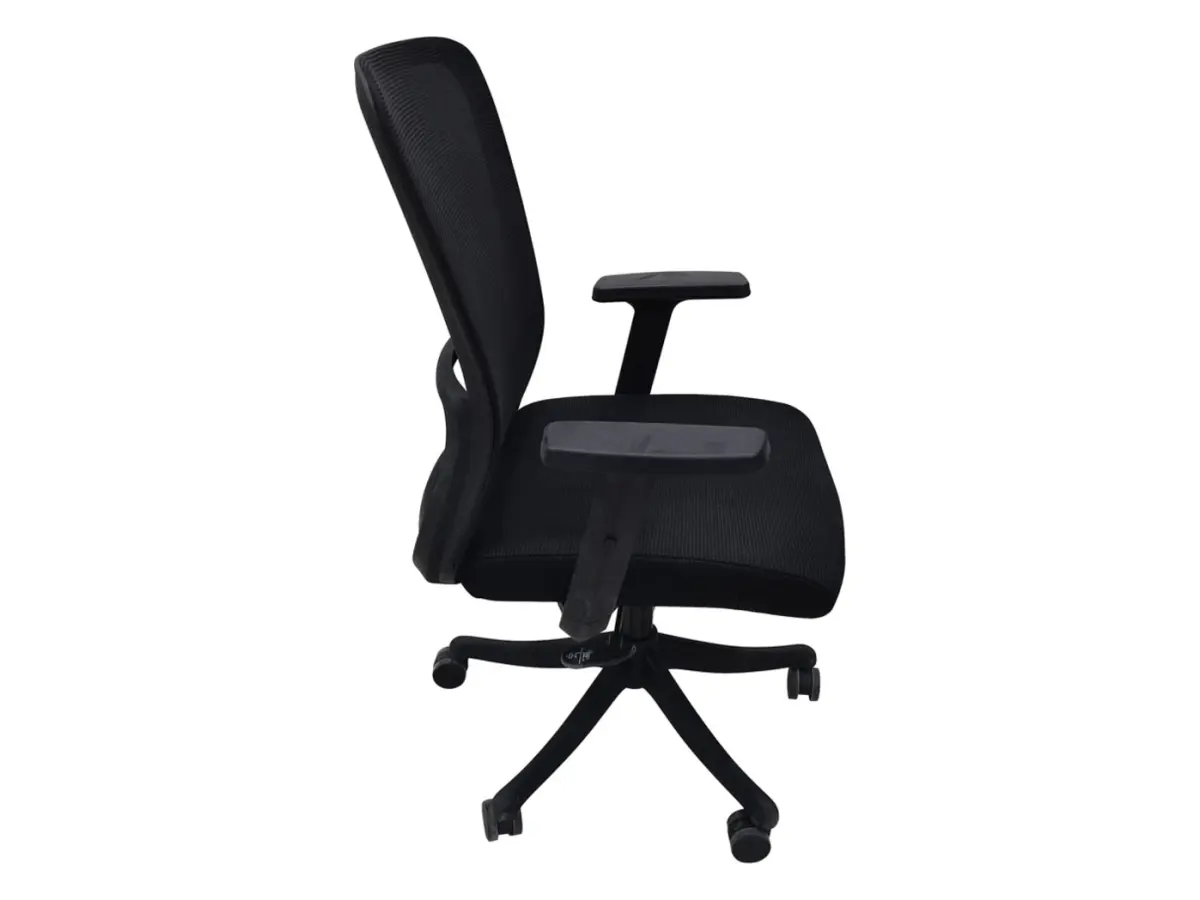 Silla giratoria Sid negra