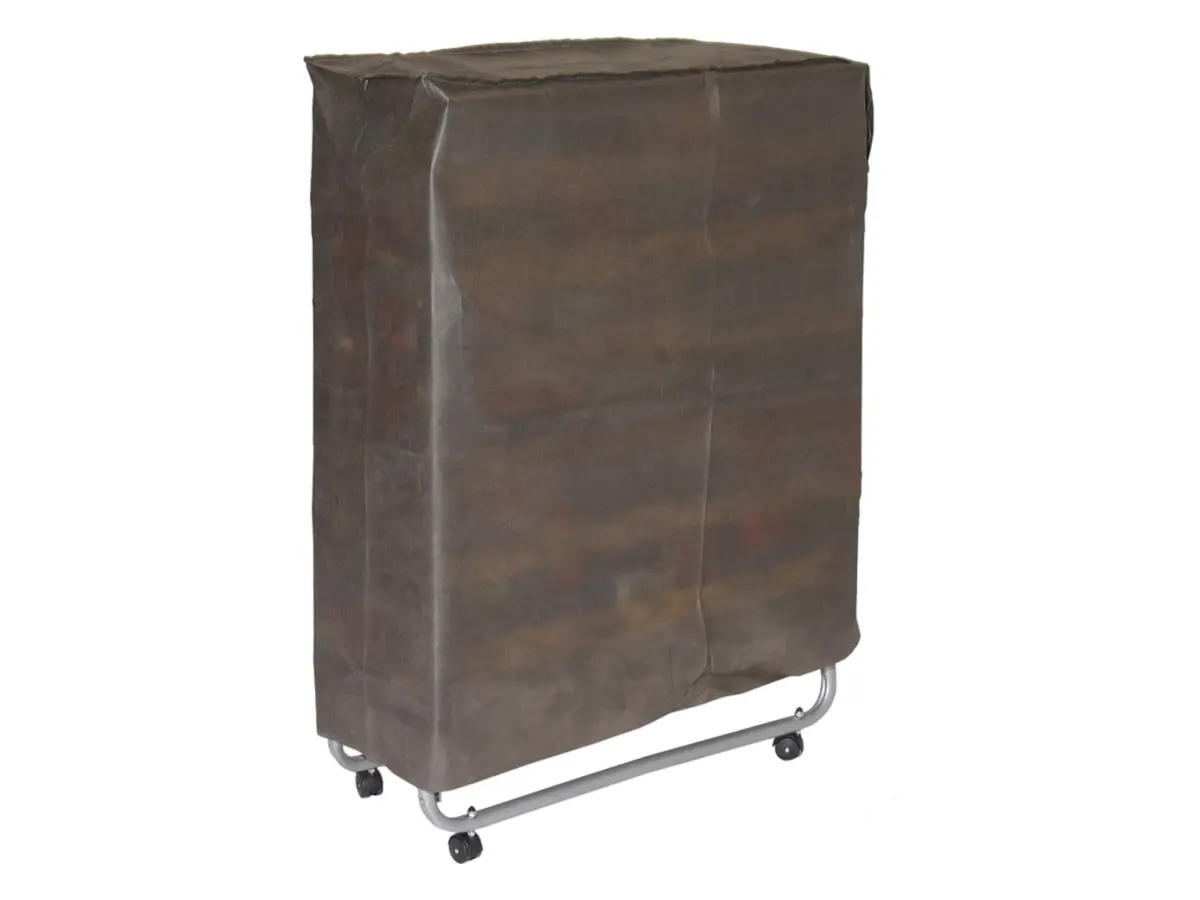 Cama plegable Sydney 80x190 de metal con colchón