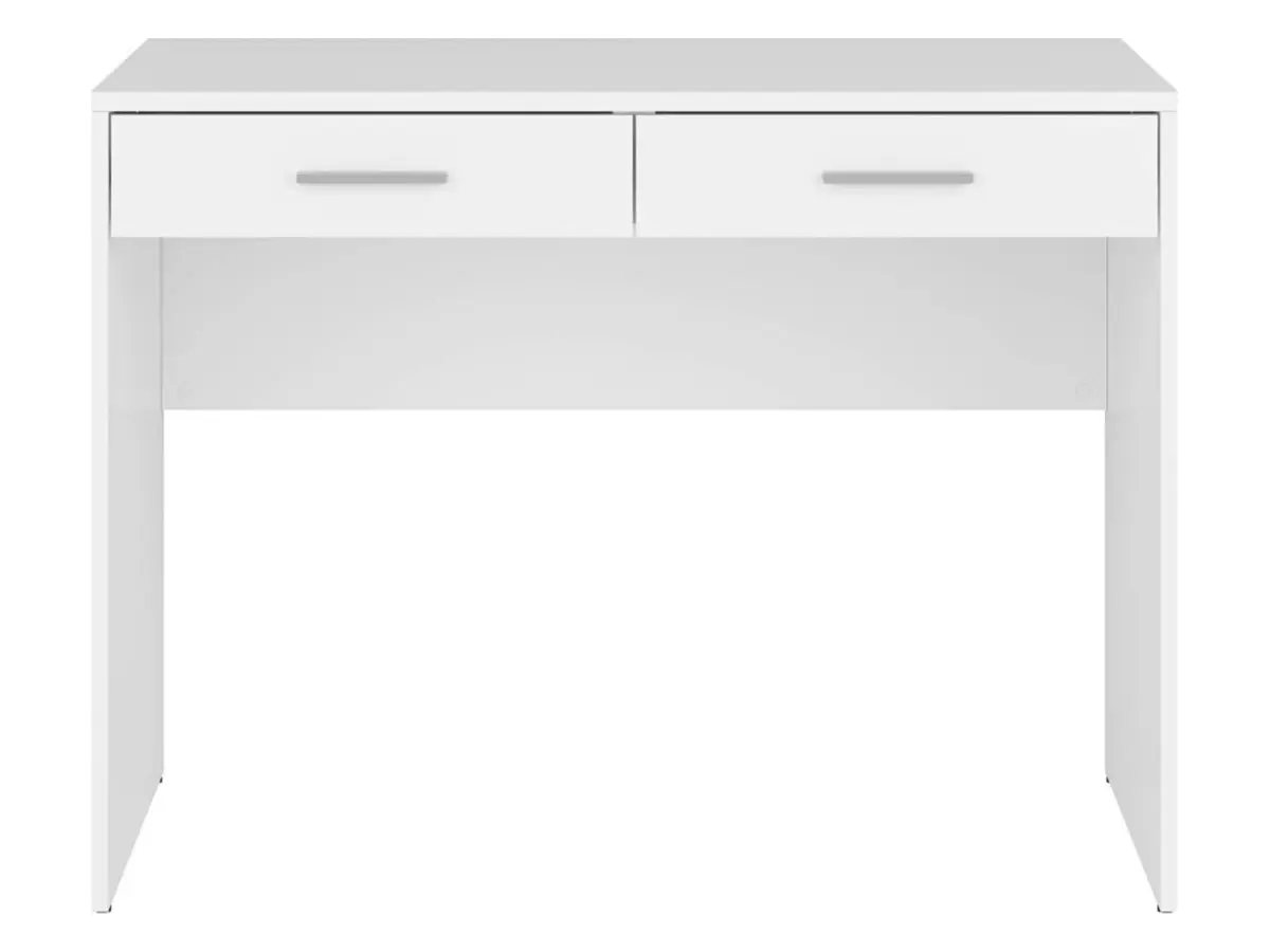 Письменный стол Nepo Plus 100 см с 2 ящиками белый