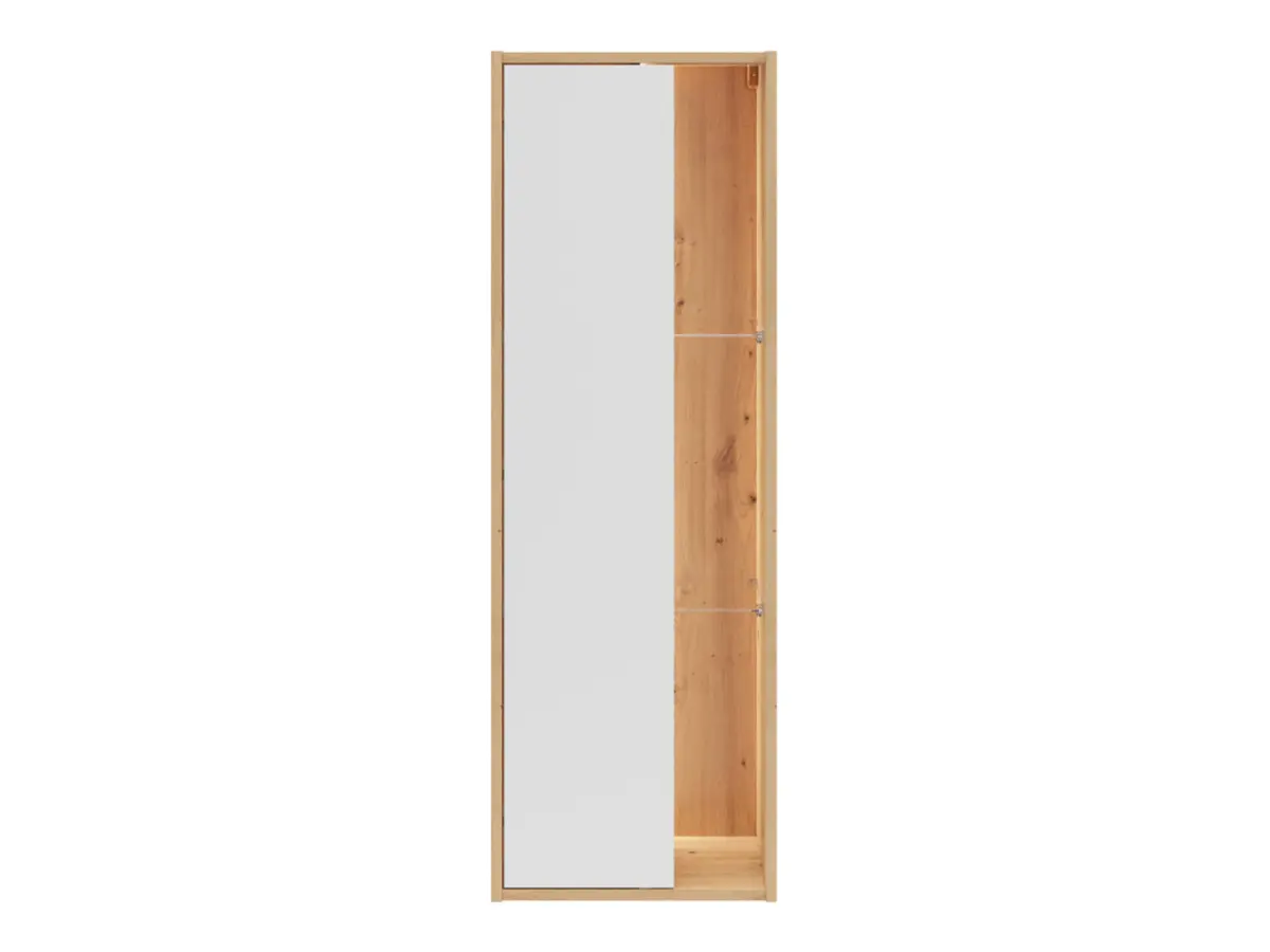 Estantería Gap 47 cm con puertas y 3 estantes roble artisan/blanco
