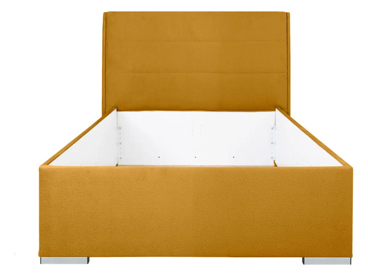 Cama tapizada Cosala III 120x200 amarilla