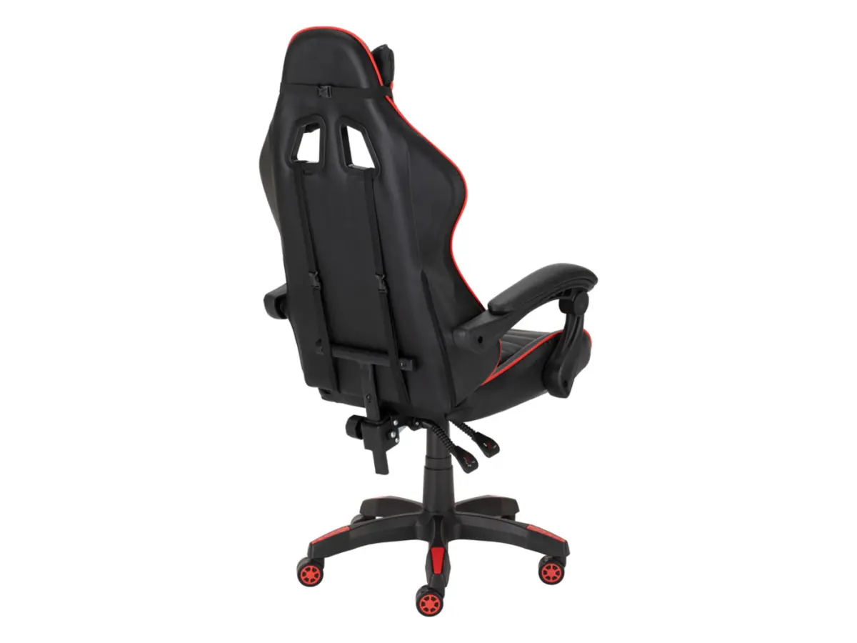 Silla gaming X-Play con cojines negro-roja