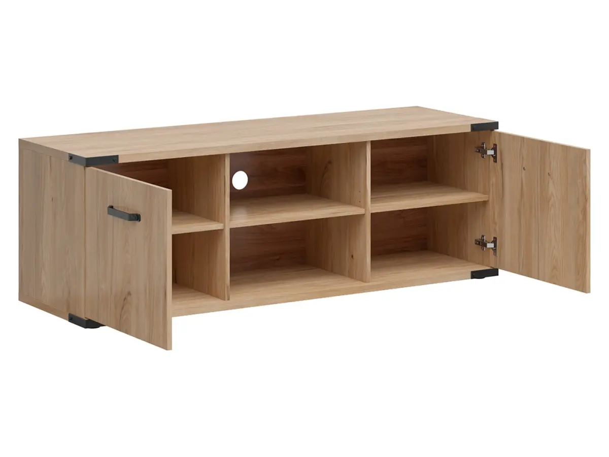 Mueble RTV Lara 150 cm con 2 puertas y estante fresno belarus