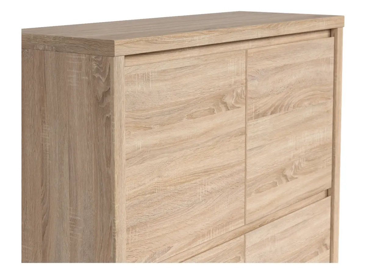Armario Kaspian 105 cm de cuatro puertas roble sonoma