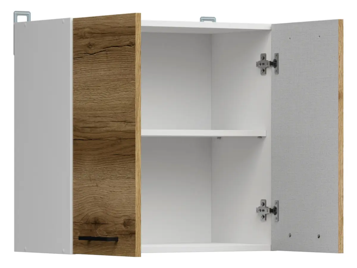 Armario de cocina superior Junona Line 60 cm de dos puertas roble delano claro