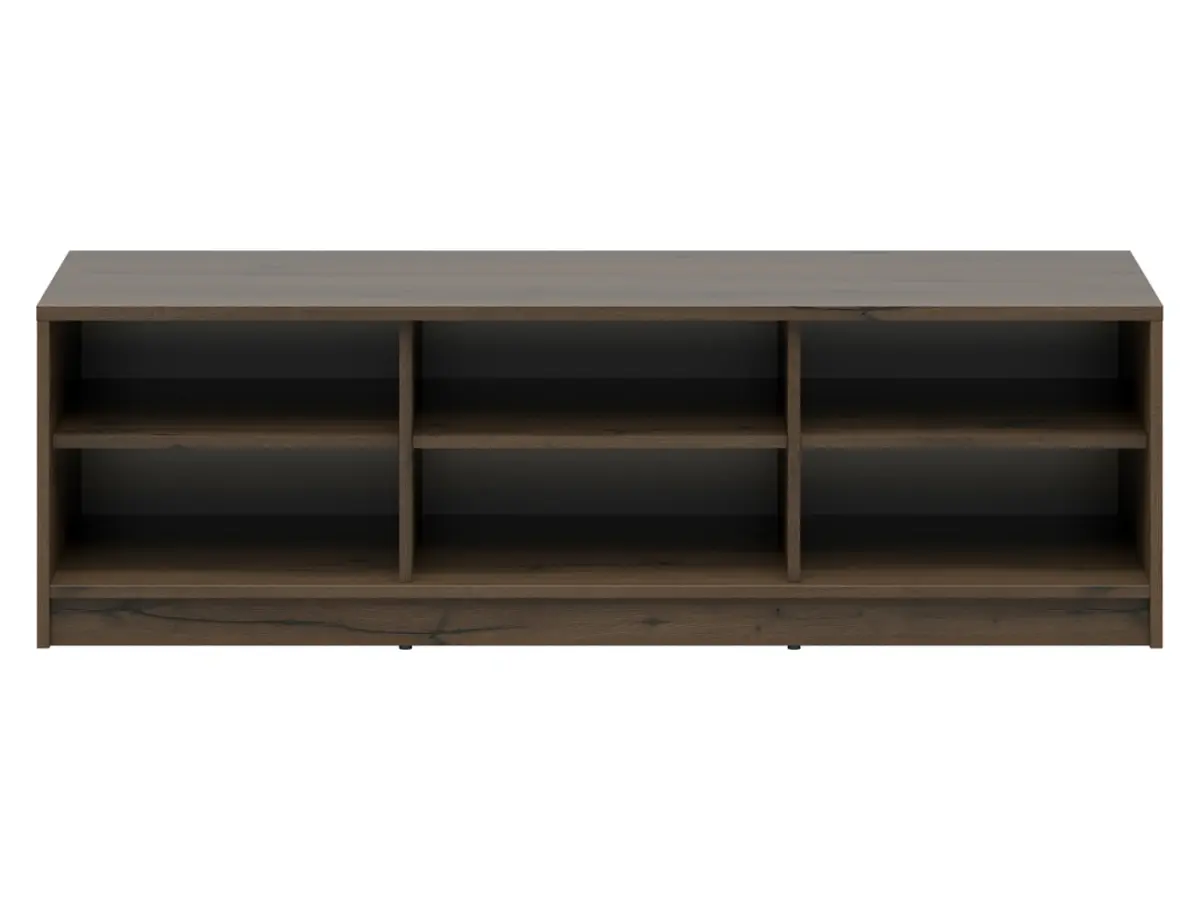 Mueble RTV Nepo Plus 138 cm con estantes roble noble