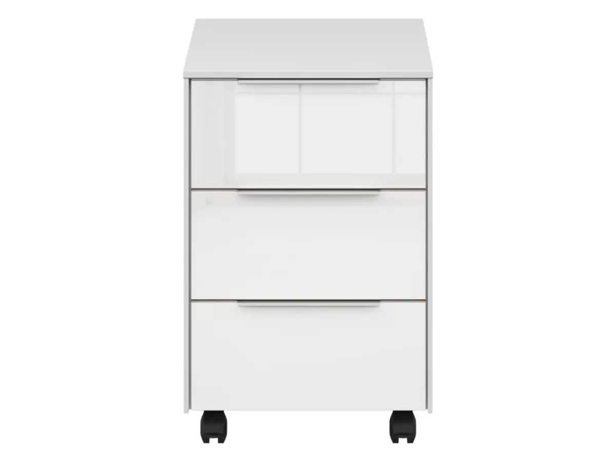 Cajonera de oficina Nevada 40 cm con 3 cajones blanca