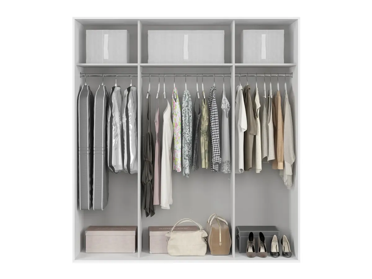 Armario corredero Flex 200 cm blanco