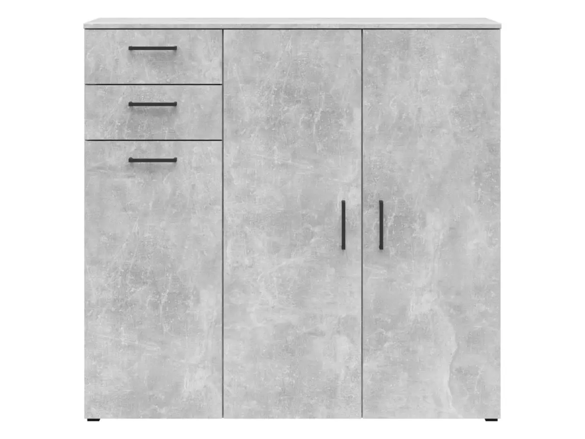 Chest of drawers MultiDo 120 cm with 3 doors and 2 drawers light atelier