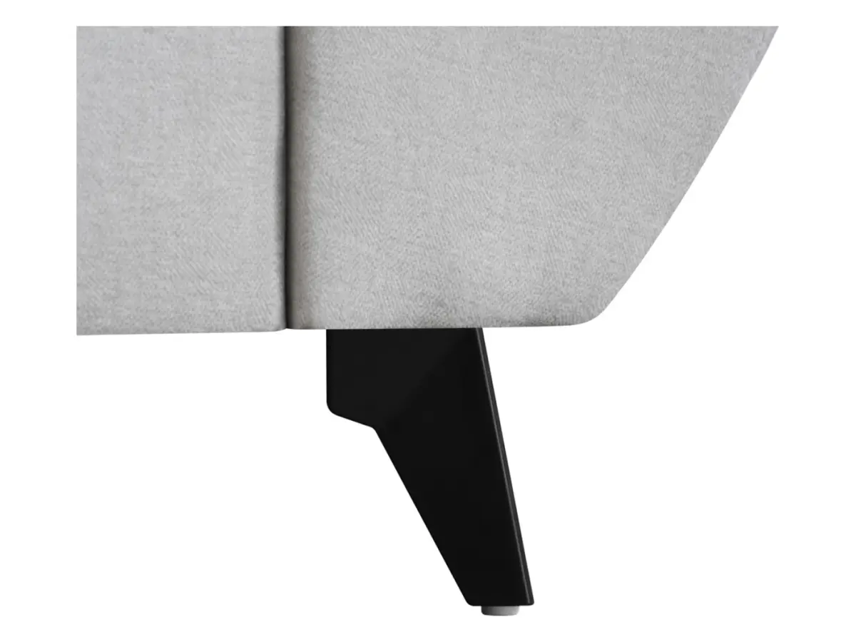 Two-seater sofa Doria with storage velvet cream