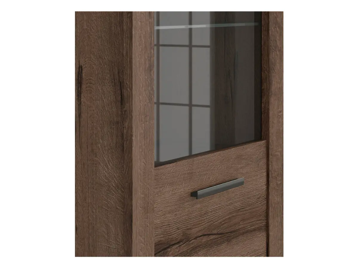Vitrina Balin 68 cm con puerta roble monastery