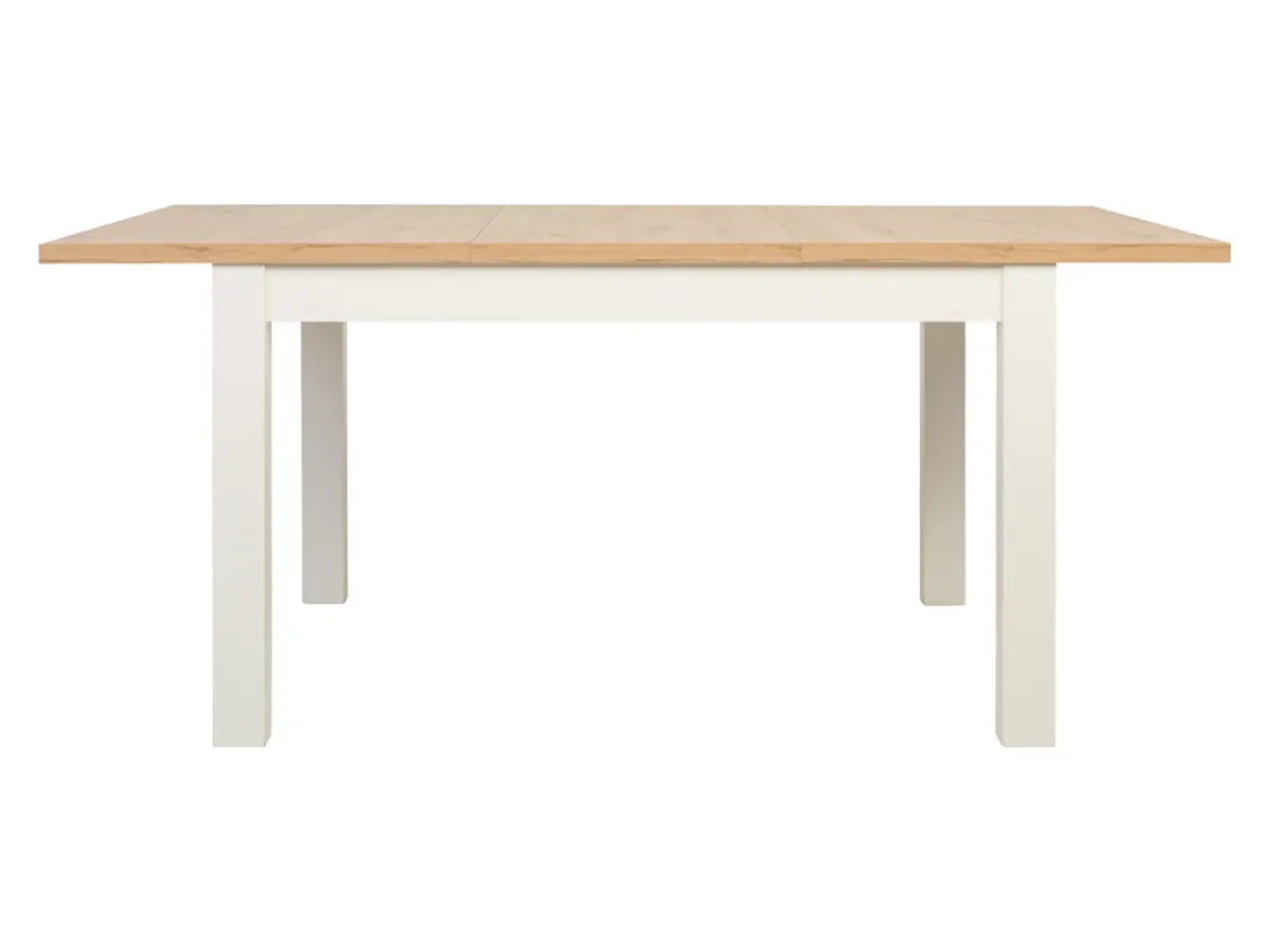 Mesa extensible Maren 130/180x90 roble wotan/blanco