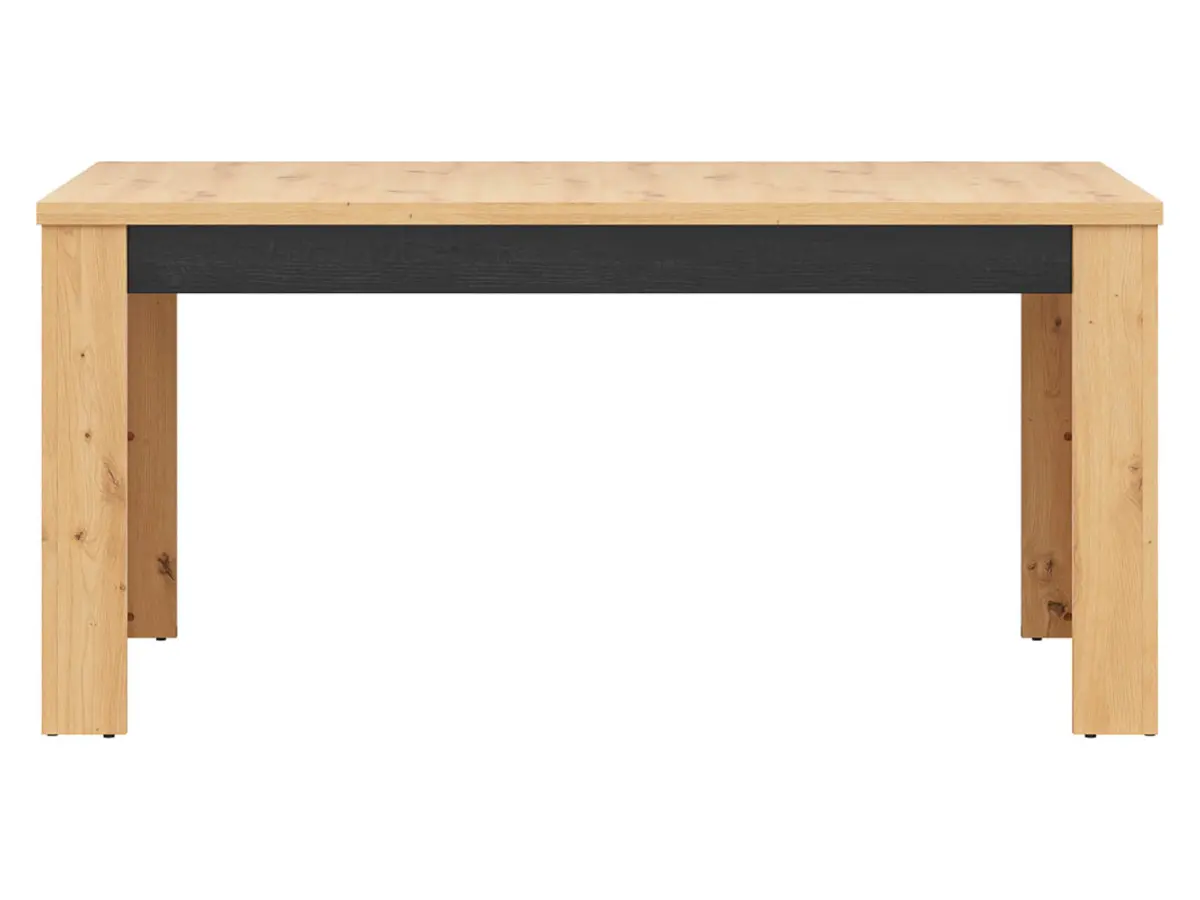Mesa extensible Ostia 160/200x90 roble artisan/roble negro