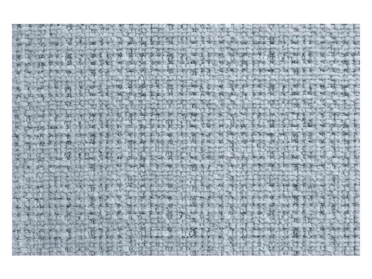 Sofá rinconera derecha Aguda convertible con arcón azul