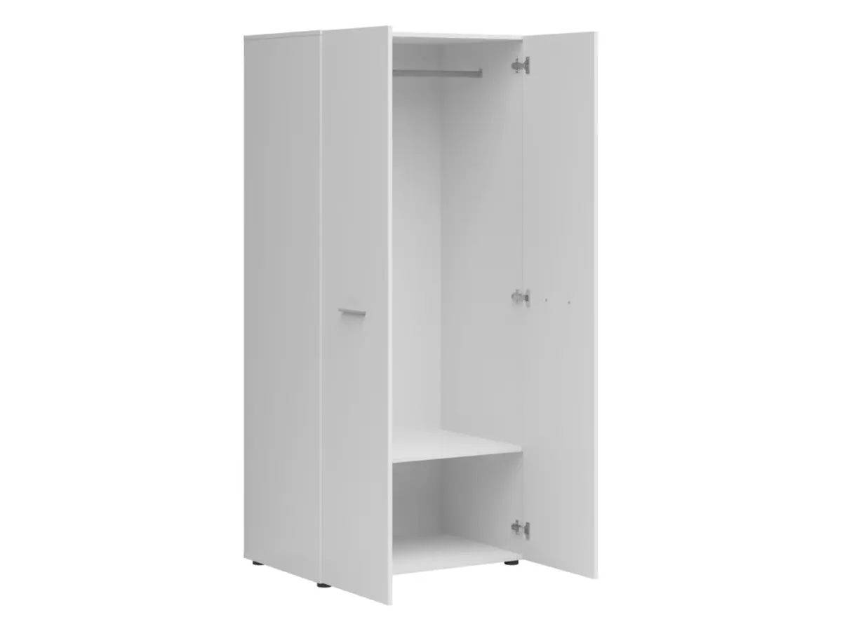 Armario de dos puertas Neno 81 cm blanco