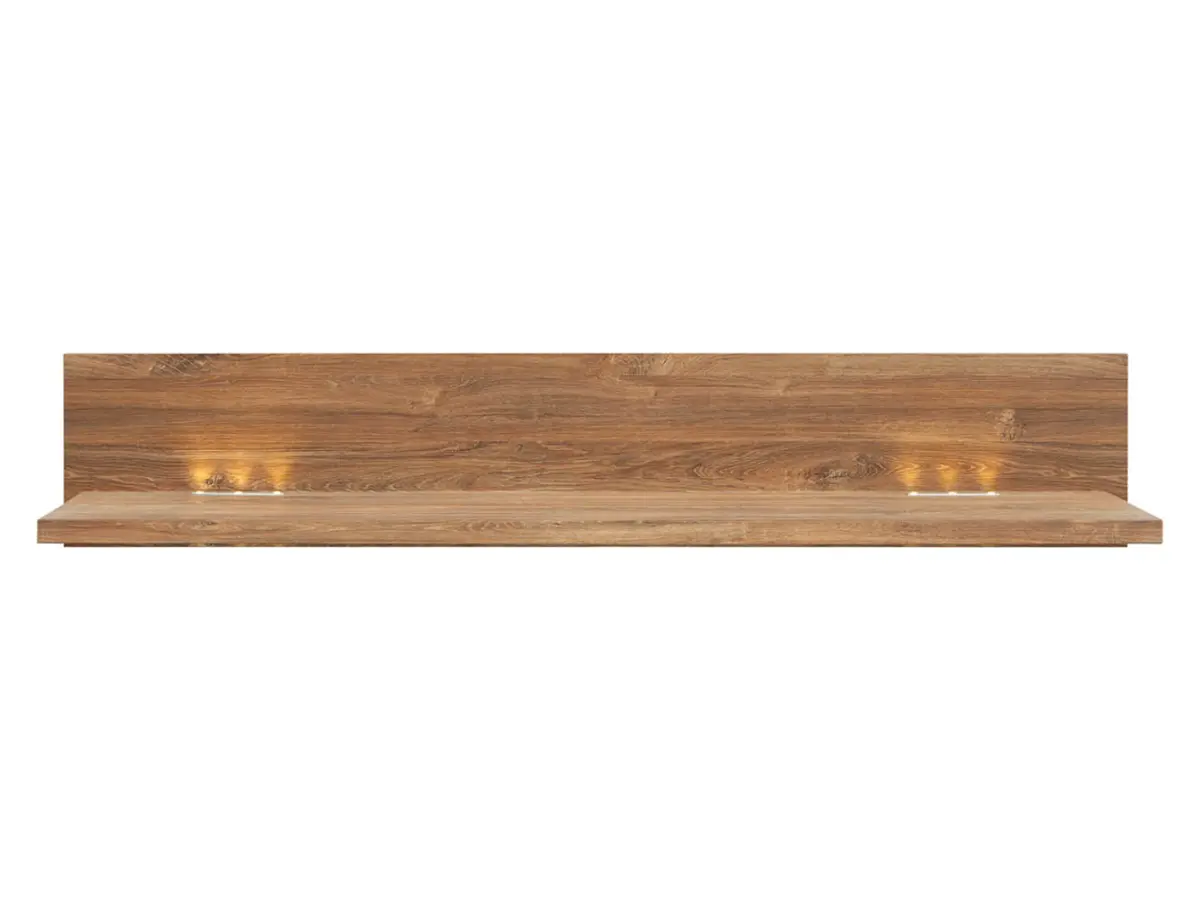 Estante de pared Gent 139 cm roble stirling