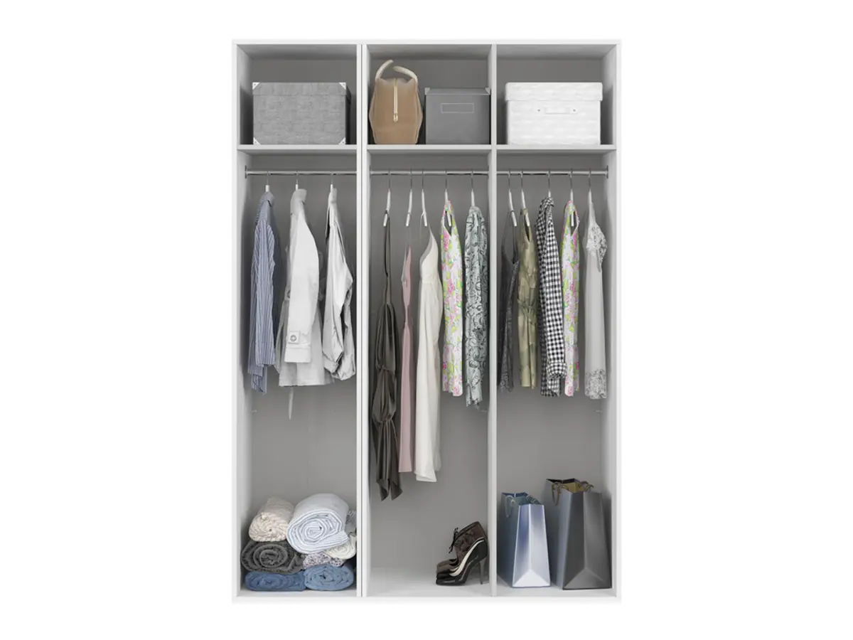 Armario modular Flex 150 cm con puertas blanco