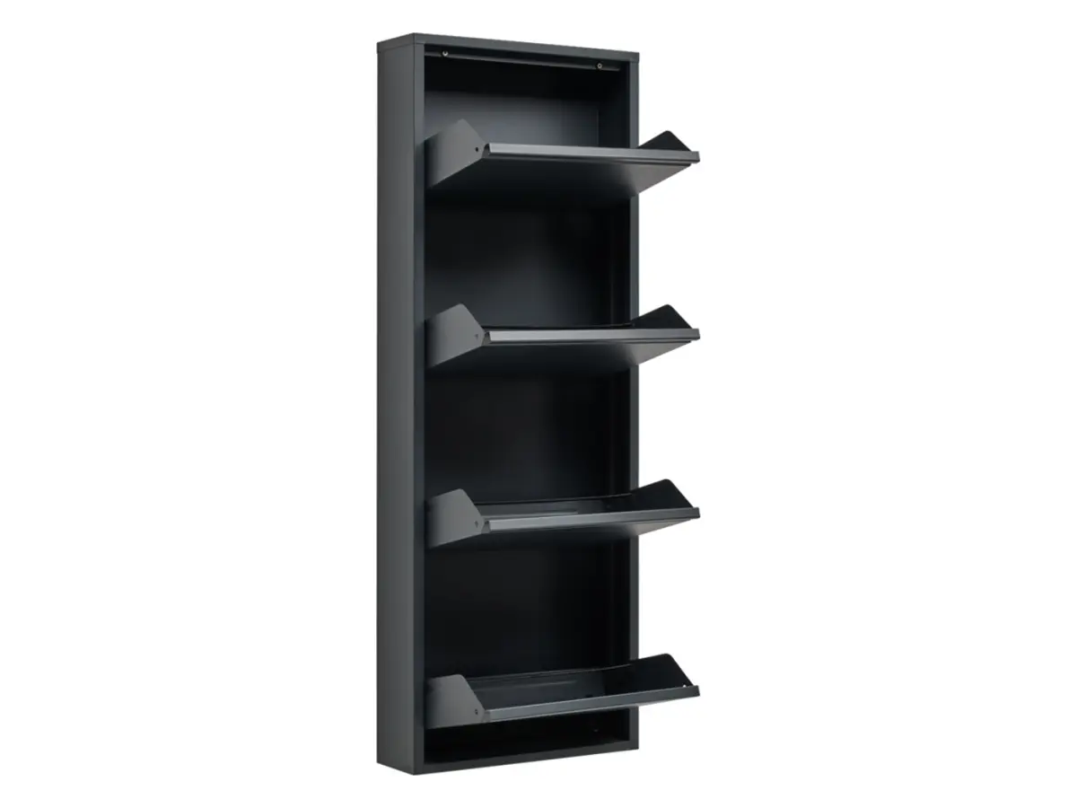 Zapatero Fly 50 cm con 4 puertas antracita