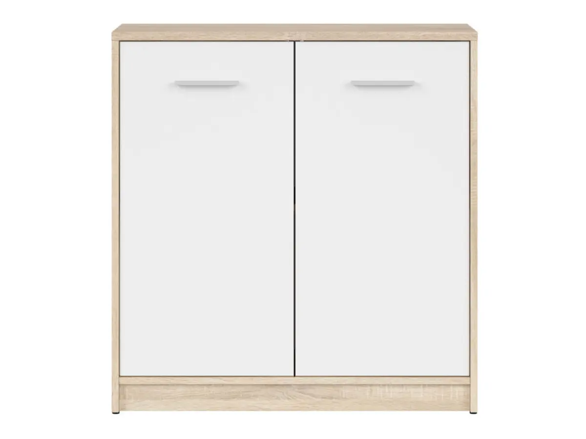 Armario Nepo Plus 80 cm dos puertas roble sonoma/blanco