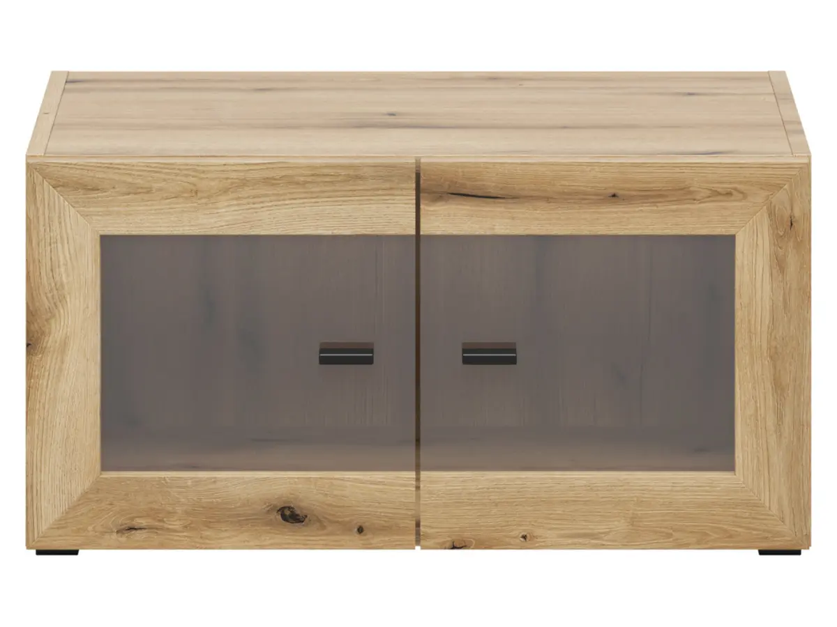 Vitrina System 64 con 2 puertas roble coast evoke