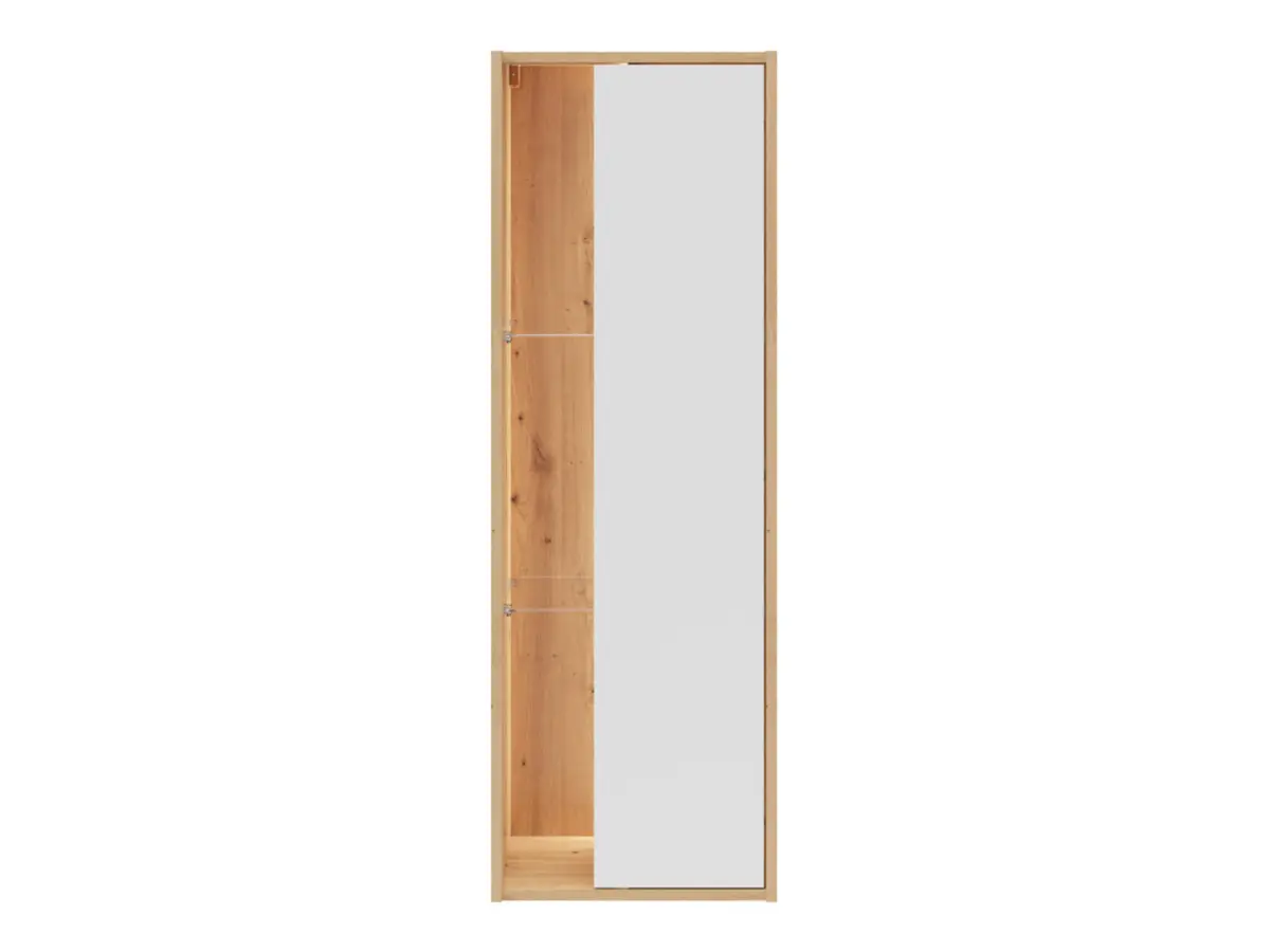 Estantería Gap 47 cm con puertas y 3 estantes roble artisan/blanco