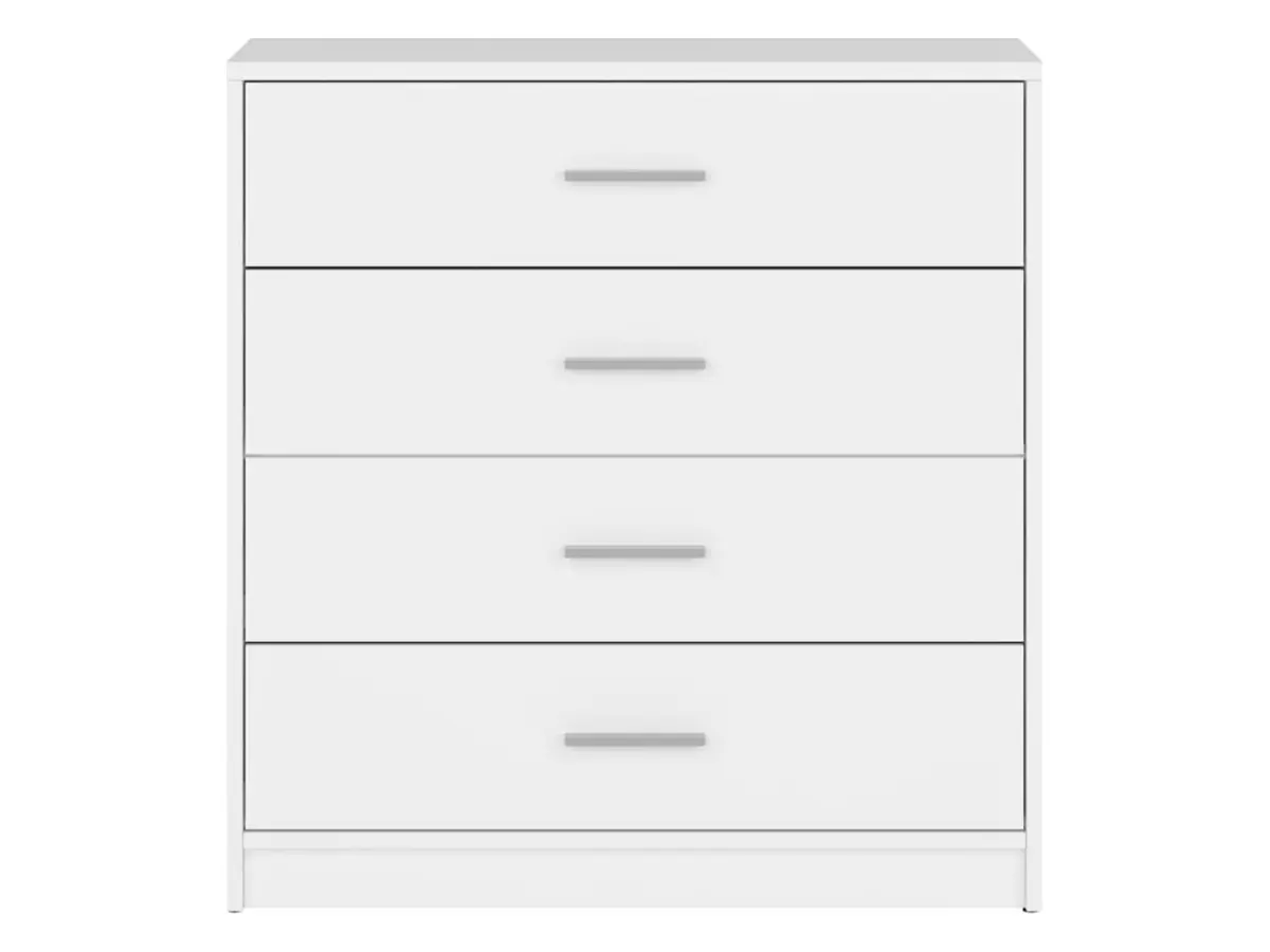 Комод Nepo Plus 80 см с 4 ящиками белый