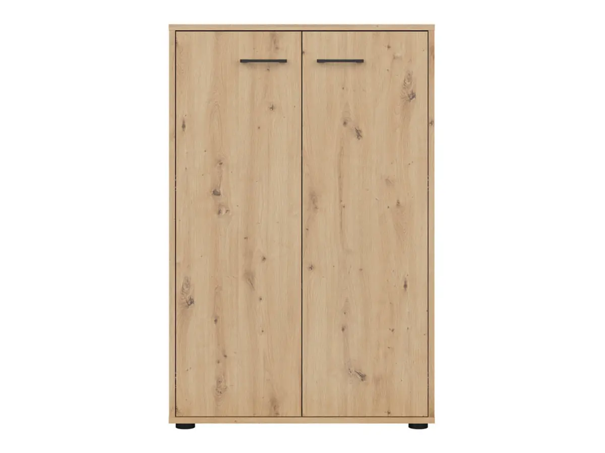 Estantería Space Office 80 cm con 2 puertas roble artisan