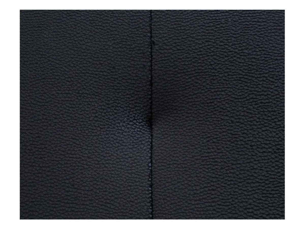 Sofá de tres plazas Royal IV convertible con arcón negro