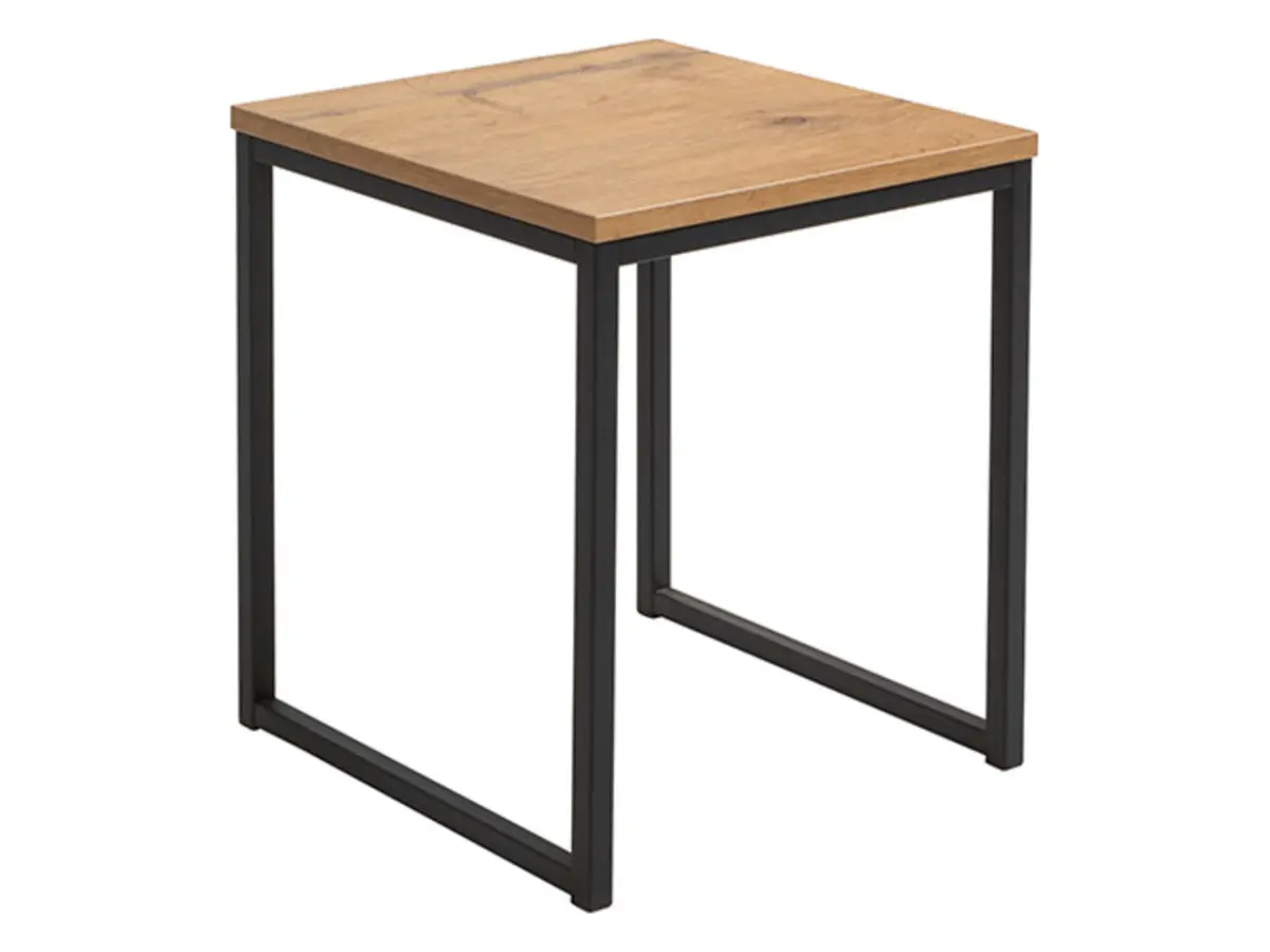 Set de dos mesas de centro Aroz 40/50 cm roble lancelot