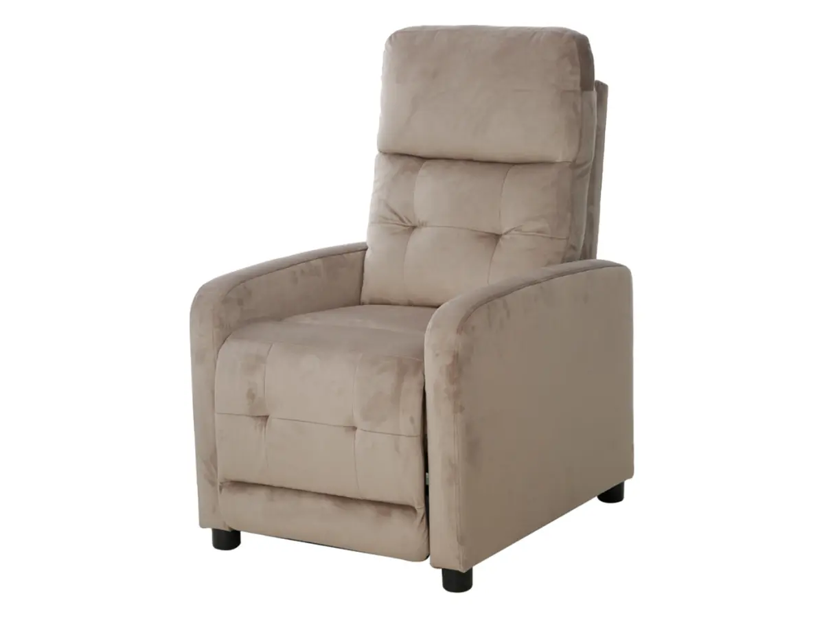 Sillón tradicional Monti con función relax beige