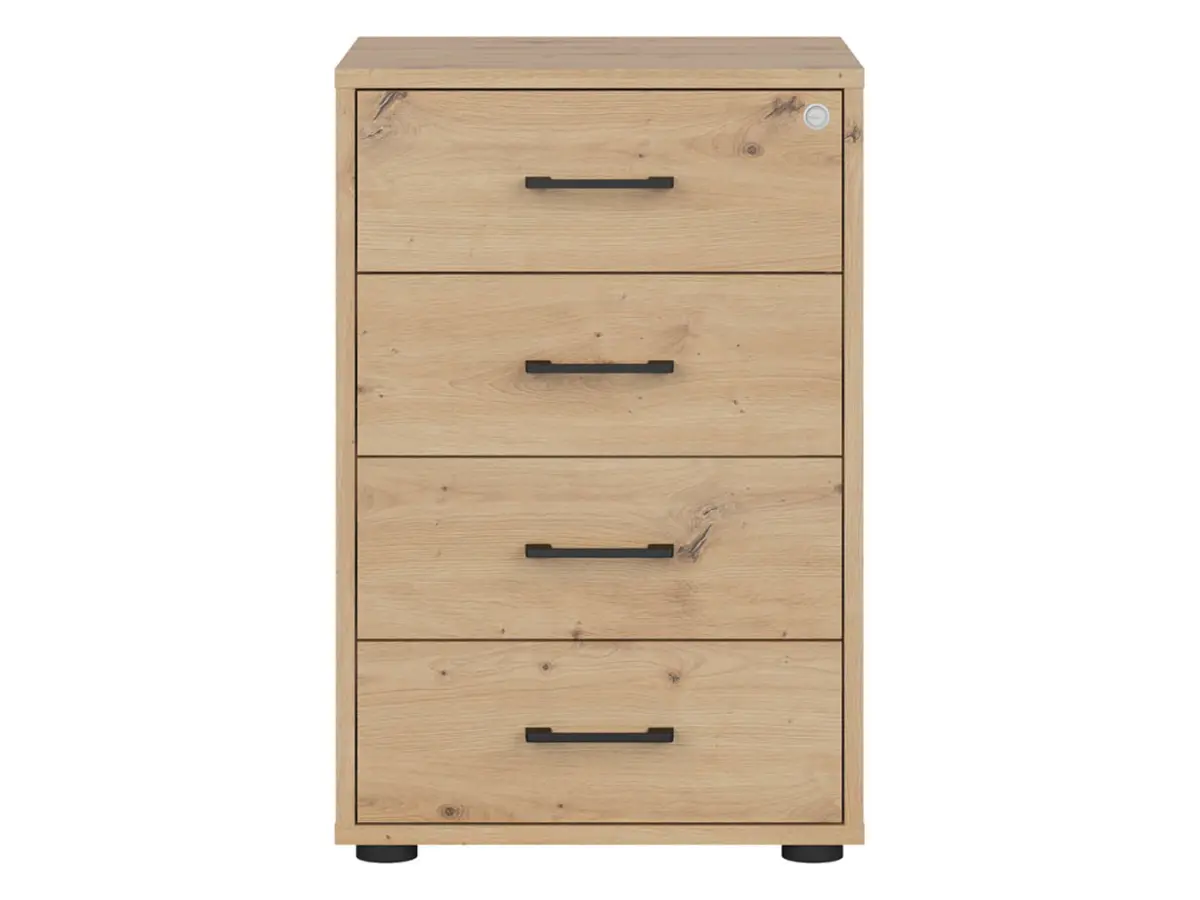 Тумба Space Office 50 см с 4 ящиками дуб артизан