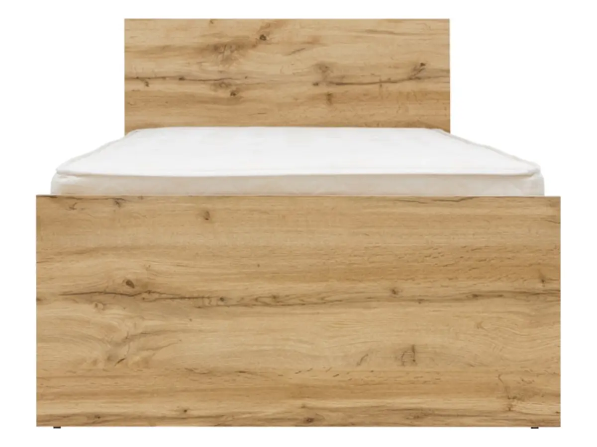 Cama Zele 90x200 roble wotan