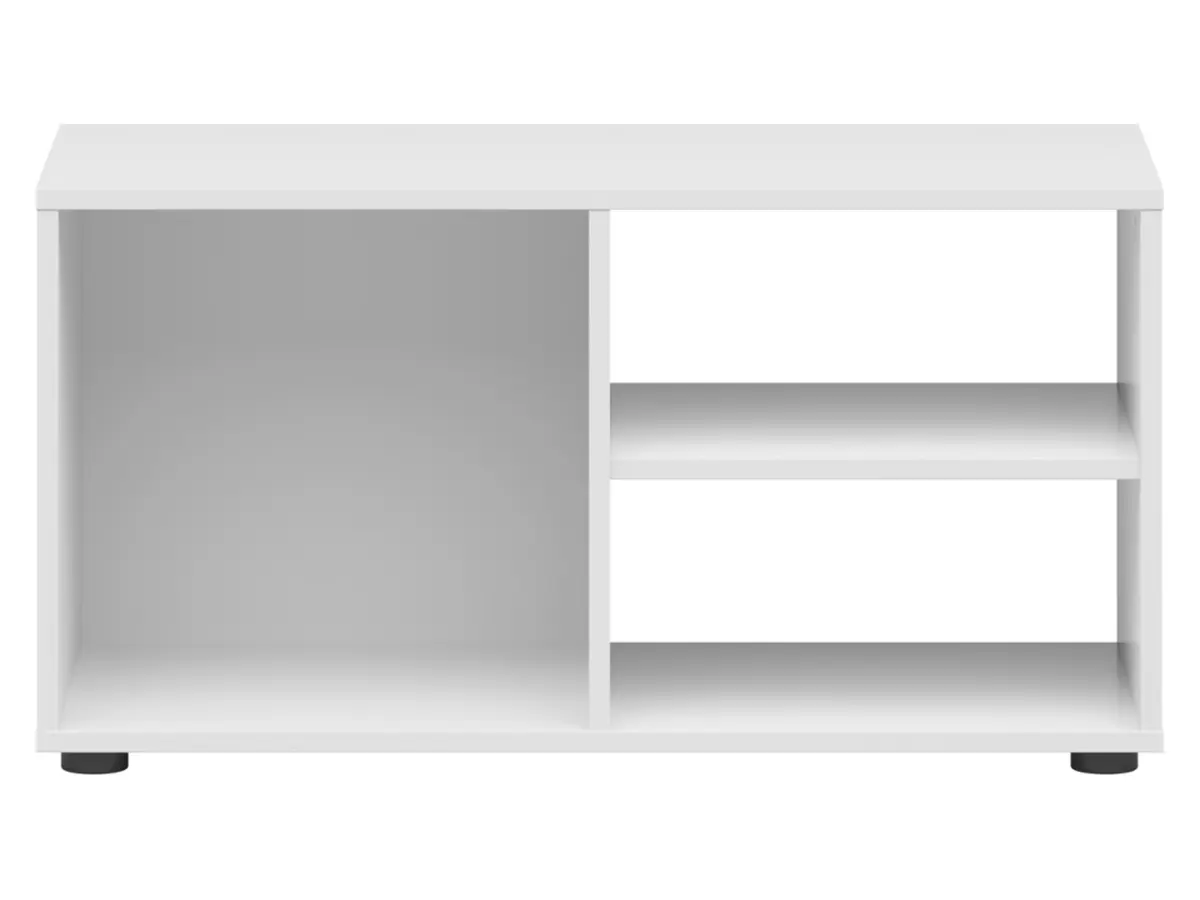 Mueble RTV Neno 80 cm con estantes blanco