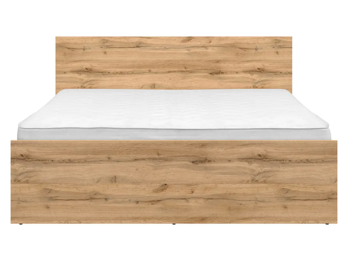 Cama Zele 160x200 roble wotan