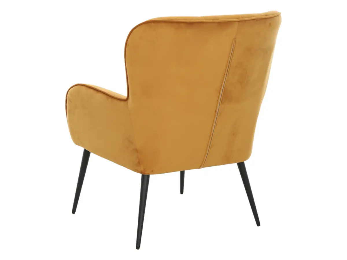 Sillón orejero Samon amarillo