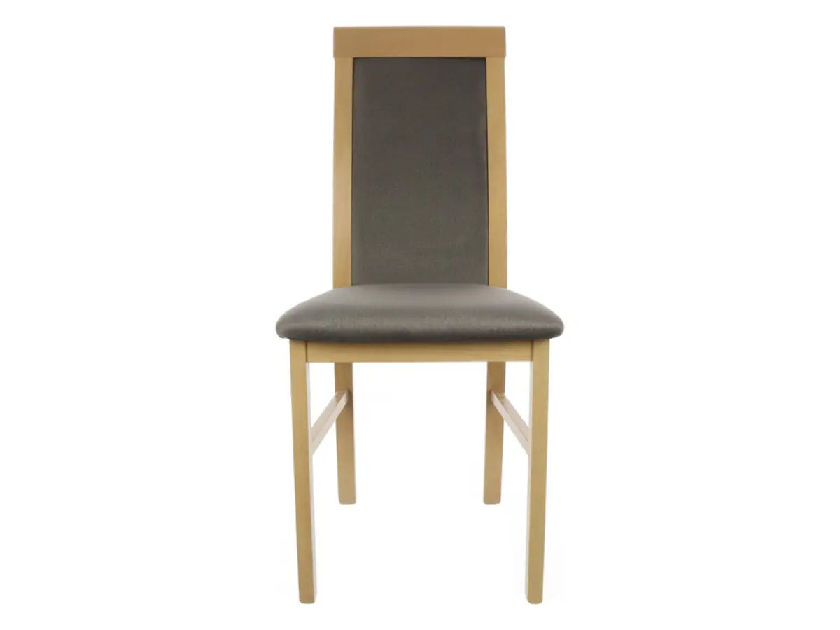 Silla tapizada Como marrón