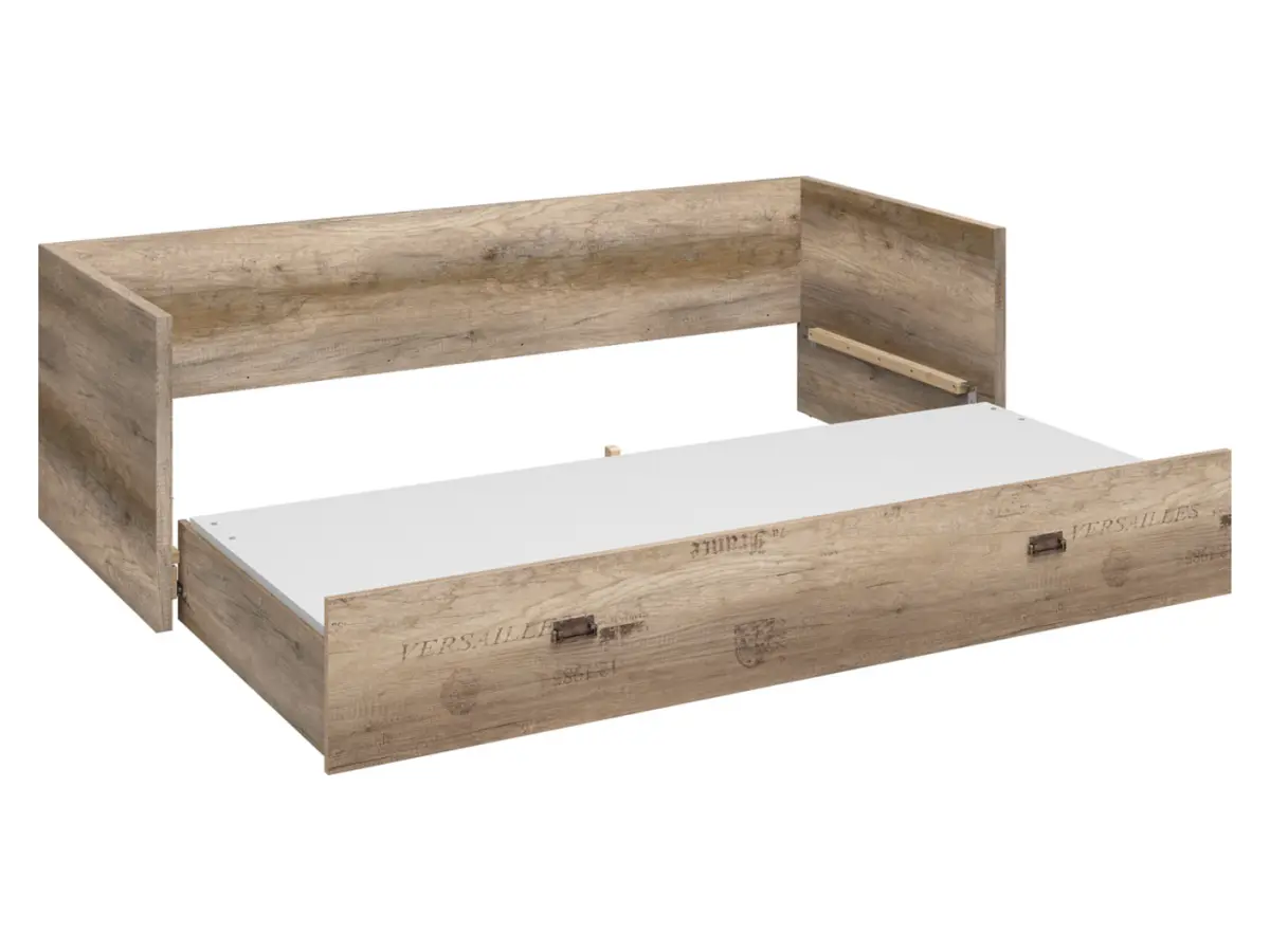 Каркас кровати Malcolm 80-160x200 раскладной с ящиком дуб каньон монумент