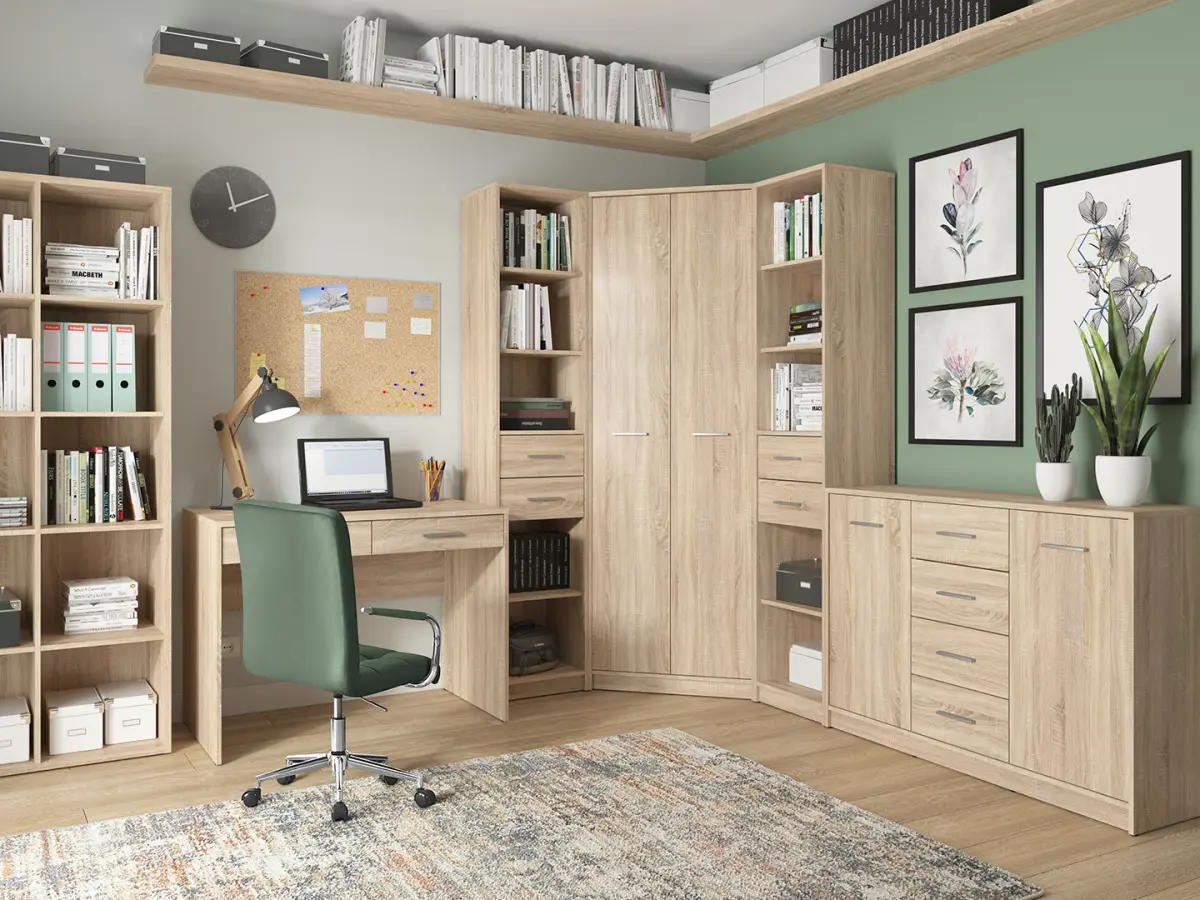 Armario de esquina Nepo Plus 80x80 cm roble sonoma